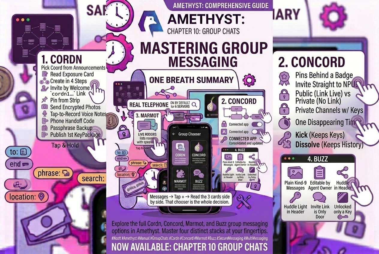 Cover image for Amethyst Manual - Chapter 10: Group Chats